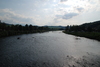 Dunajec z mostu w Sromowcach Ninych